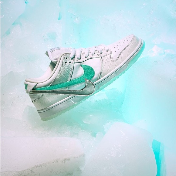 Nike SB Dunk Low Diamond Supply Co White Diamond - Picture 8 of 8